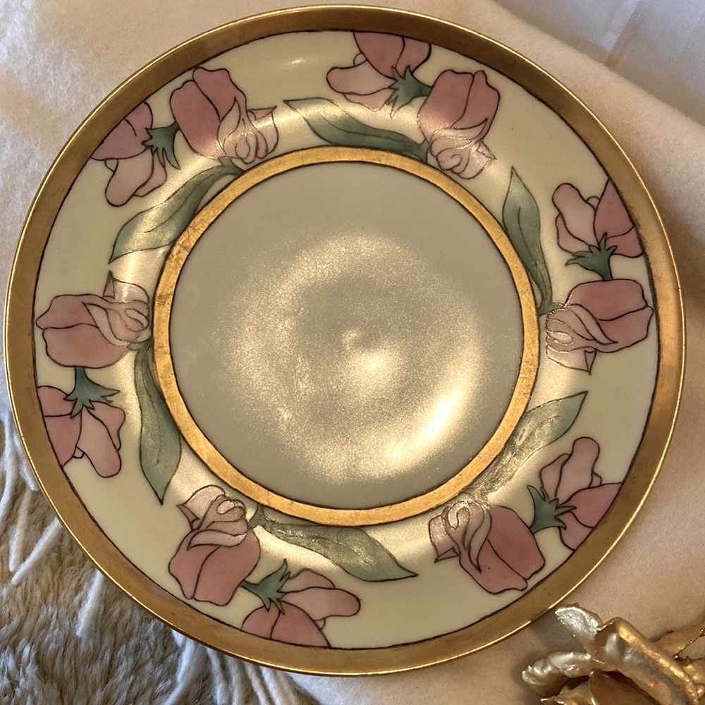 Vintage Bavarian GORGEOUS Hand Painted Plate